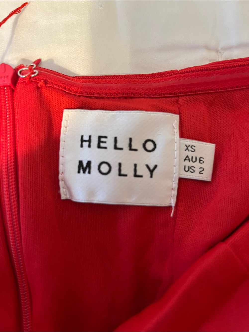 Hello Molly Strapless Red Dress